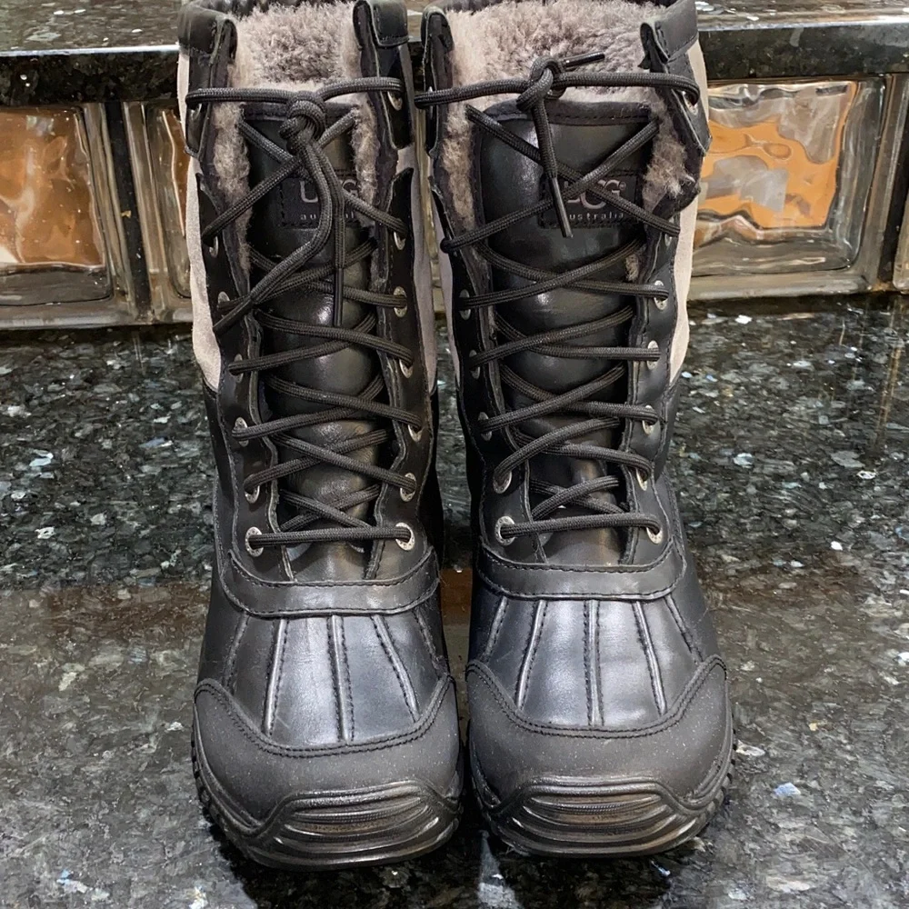 UGG Adirondack II Lace Up Snow Boots Size 8 - Picture 7 of 16